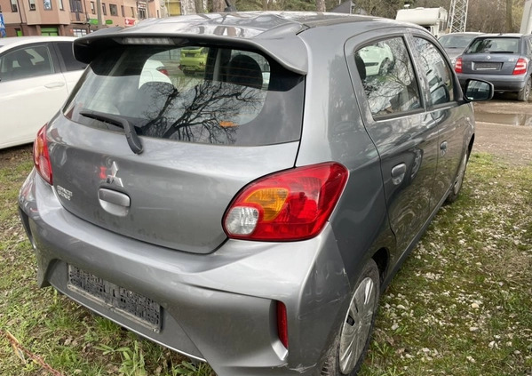 Mitsubishi Space Star cena 33333 przebieg: 56000, rok produkcji 2021 z Biskupiec małe 46